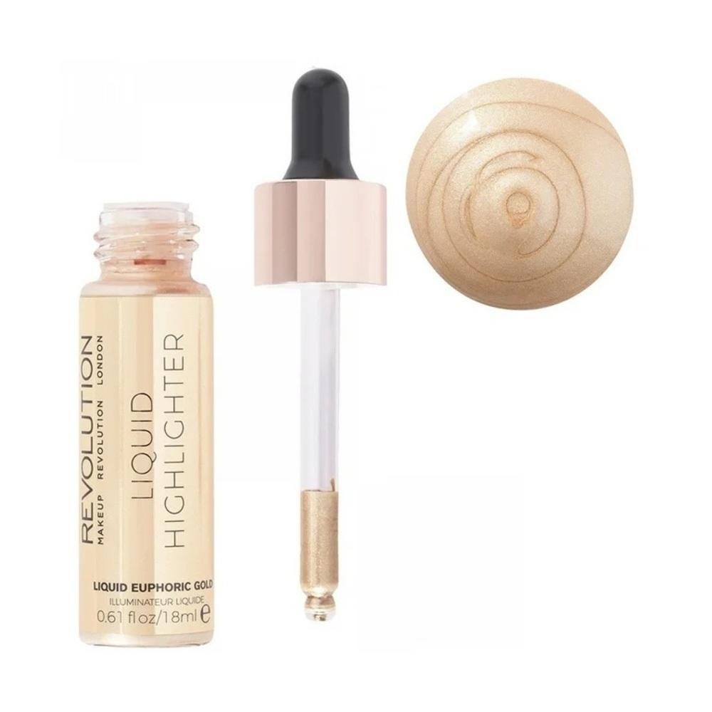 ❄️ Makeup Revolution | Liquid Highlighter Euphoric Gold